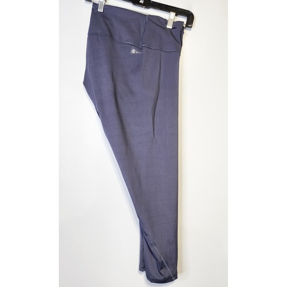 ADIDAS Women's Size 2X Aeroready 7/8 Style Tight Fit High Rise Leggings Gray - Picture 3 of 16